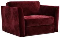 Jay-Be Elegance Velvet Chair Sofa Bed - Burgundy