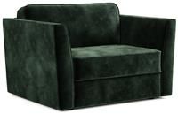 Jay-Be Elegance Velvet Chair Sofa Bed - Dark Green