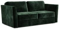 Jay-Be Elegance Velvet 3 Seater Sofa Bed - Dark Green