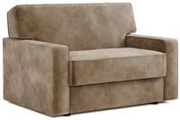 Jay-Be Linea Velvet Cuddle Sofa Bed - Beige