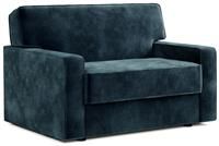 Jay-Be Linea Velvet Cuddle Sofa Bed - Ink Blue