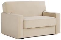 Jay-Be Linea Fabric Cuddle Sofa Bed - Cream