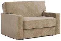 Jay-Be Linea Velvet Cuddle Sofa Bed - Stone