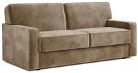 Jay-Be Linea Velvet 3 Seater Sofa Bed - Beige