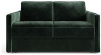 Jay-Be Slim Velvet 2 Seater Sofa Bed - Dark Green