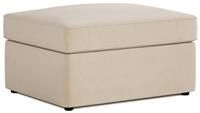 Jay-Be Fabric Footstool Sofa Bed - Cream