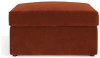 Jay-Be Fabric Footstool Sofa Bed - Orange