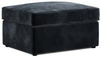 Jay-Be Velvet Footstool Sofa Bed - Charcoal