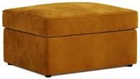 Jay-Be Velvet Footstool Sofa Bed - Gold