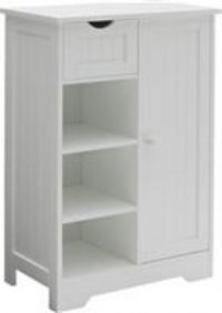 Argos Home Shaker Slimline Hall Storage Unit  White