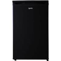 Larder Fridge, Under Counter, 136 Litre, Reversible Door, Black, Igenix IG255B