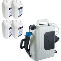 EWBANK EW5000PACK Sanitising Fogger & 5-Litre Disinfectant 4-Pack