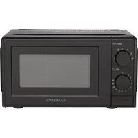 Statesman SKMS0720MPB Microwave Oven in Black 20L 700W Manual Control