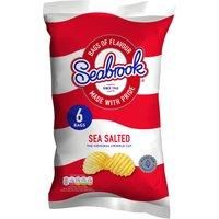 Seabrook Sea Salted The Original Crinkle Cut 6 x 25g