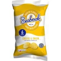 Seabrook Cheese & Onion Flavour 6 x 25g