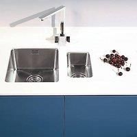 Metis White Worktop Module with 1.5 Bowl Stainless Steel Sink 3050mm x 620mm x 15mm (563PH)