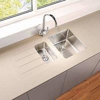 Metis Sand Sink Module with 1.5 Bowl Stainless Steel Sink 3050 x 620 x 15mm (108PH)