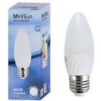 MiniSun Energy Saving LED Candle Light Bulb Lamp SES ES B22 Lightbulb Lamp A+