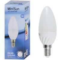 Frosted Candle Bulb LED Lamp Screw Bayonet B10 Lightbulb Energy Saving Lighting