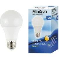 10W ES E27 LED GLS Light Bulbs in Warm White  Single