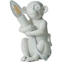 Animal Table Lamp Retro Monkey Holding Bulb 21CM Desk Bedroom Light LED Bulb