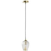 Vintage Hanging Electric Ceiling Light Fitting Glass Pendant LED Light Bulb