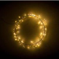 Firecracker Hoop White Outdoor Wall Light