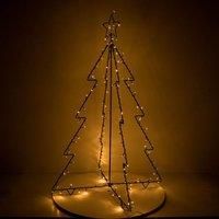 Christmas Tree Black Outdoor Decorative Light