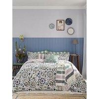 Joules Festive Flowers 100% Cotton Duvet Cover Set