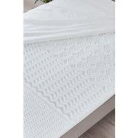 Vision Linens Super King 5 Zone Memory Foam Topper, Relieves Pressure On 5 Body Zones