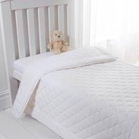 Clair De Lune Wool 4 Tog Duvet Single White