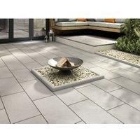 Marshalls Sawn Sandstone Smooth Grey Multi Paving Slab 600 x 300 x 22 mm