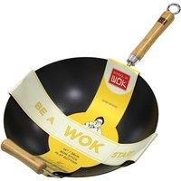 School of Wok - Non-Stick Carbon Steel Wok (14"/36cm)