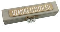 Wedding Certificate Box