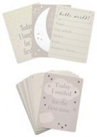 Babys First Milestone Cards 30 Cards Bambino Collection New Baby Gift