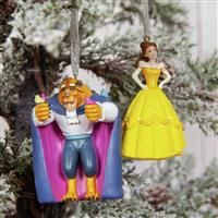 Widdop Beauty and The Beast Character 3D Hanging Decoration Set with Presentation Gift Box