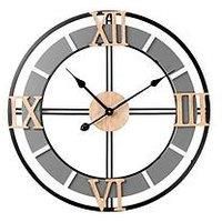 Hometime Cut Out Wall Clock 60cm METAL, MDF  wilko