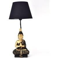 Hestia Buddha Stylish Luxury Table Lamp Black and Gold 61cm