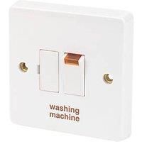 Crabtree Capital 13A Switched Washing Machine Fused Spur with Neon White (8117J)