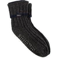 Totes toasties® Mens Recycled Chunky Slipper Sock