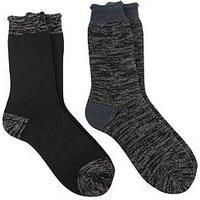 Totes® toasties® Mens 3.0 TOG Brushed Inside Thermal Lined Socks (Twin Pack)