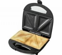 LOGIK L02SMS17 Sandwich Toaster  Black & Silver