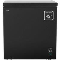 LOGIK L198CFB23 Chest Freezer - Black, Black