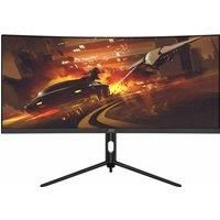 ADX A30A3M25 Wide Full HD 30" Curved LCD Gaming Monitor - Black, Black