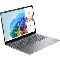 HP OmniBook X 14" Refurbished Laptop, Copilot PC - Snapdragon X Elite, 512 GB SSD, Silver (Excellent Condition), Silver/Grey