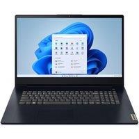 LENOVO IdeaPad 3i 17.3" Refurbished Laptop - IntelPentium Gold, 128 GB SSD, Blue (Very Good Condition), Blue