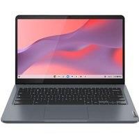 LENOVO IdeaPad Slim 3 14" Refurbished Chromebook - IntelCore£ i3, 128 GB eMMC, Storm Grey 9 (Very Good Condition), Silver/Grey