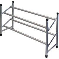 JVL 2 TIER EXTENDABLE SHOE RACK