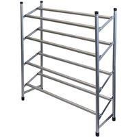 JVL 4 TIER SHOE RACK (NOT EXTENDABLE)