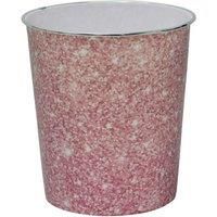 JVL Small Pink Sparkle Waste Paper Bin, 24.5cm x 26.5cm approx, One Size